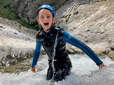 Waterpret in de canyons